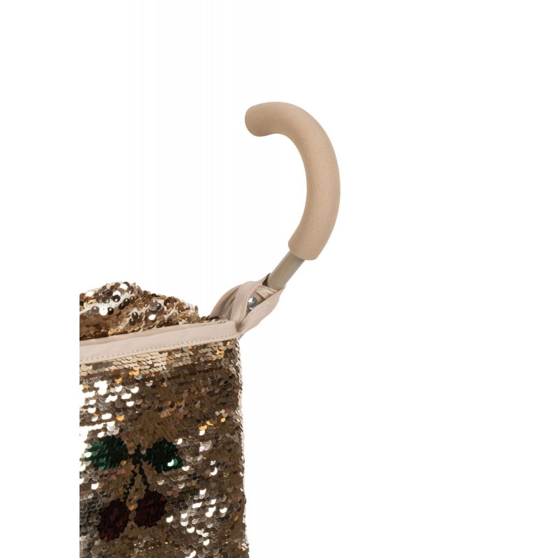 Poussette canne | Paillettes cerise