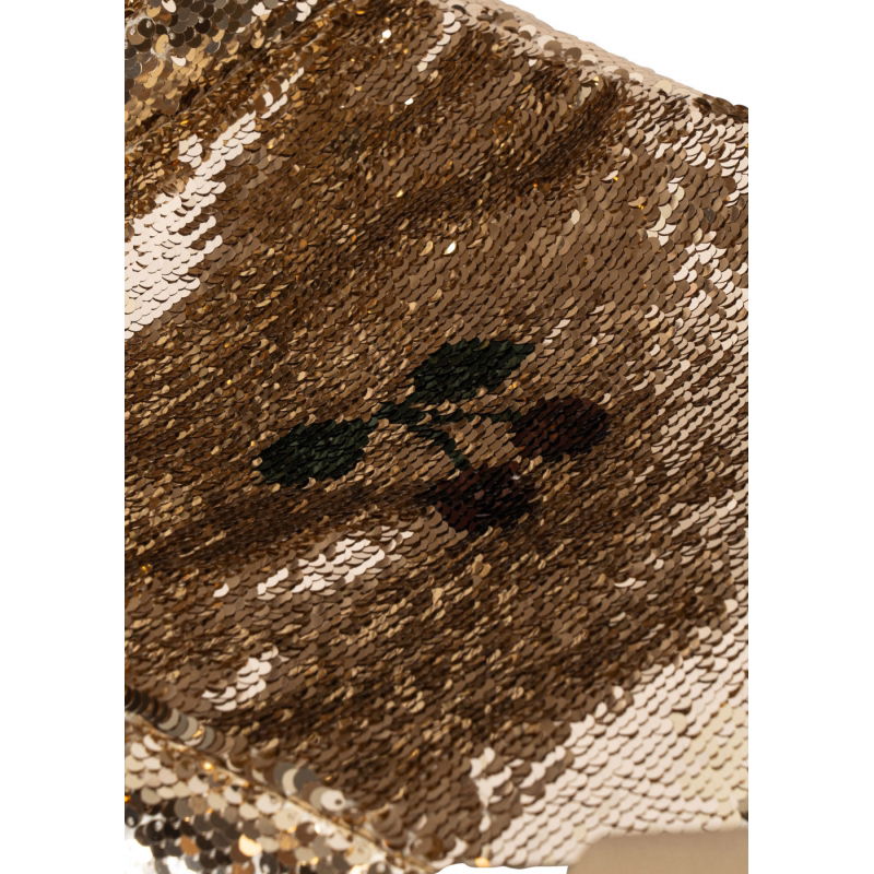 Poussette landau poupée | Paillettes cerise