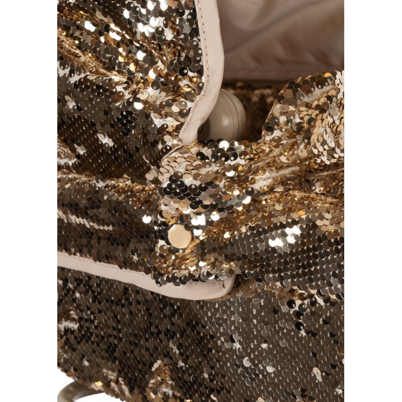 Poussette landau poupée | Paillettes cerise