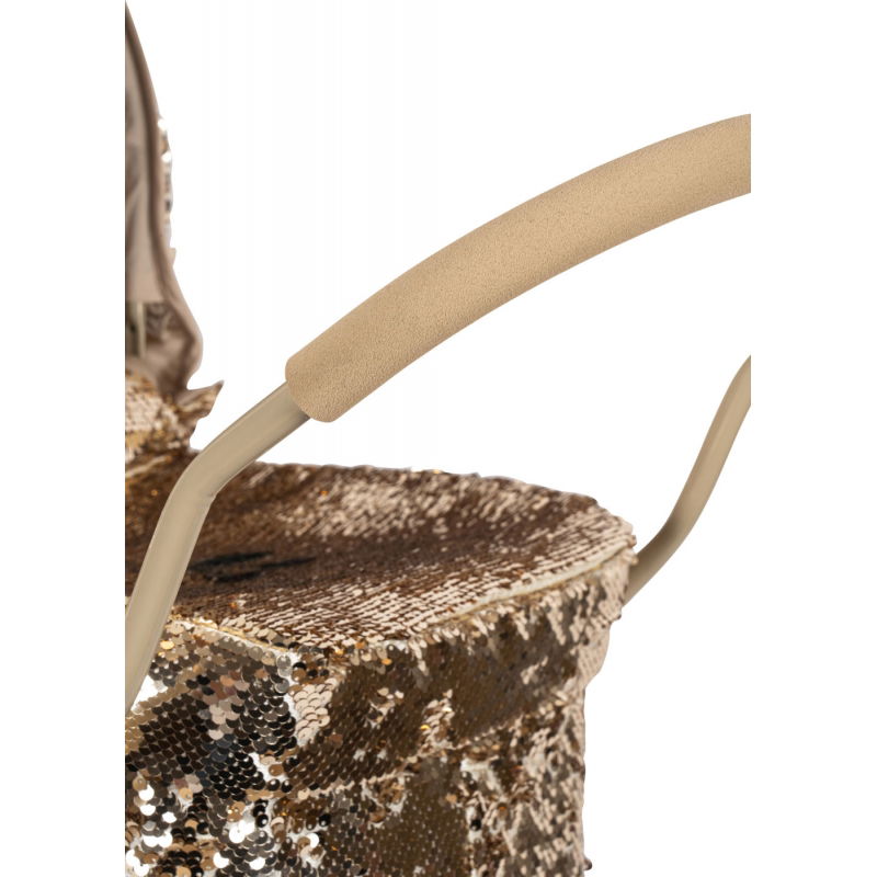 Poussette landau poupée | Paillettes cerise