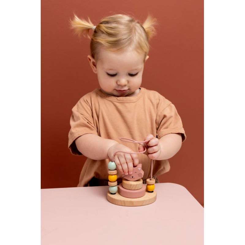 Labyrinthe à perles en bois | Mrs. Cat