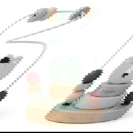 Labyrinthe à perles en bois | Mr. Polar Bear - Trixie