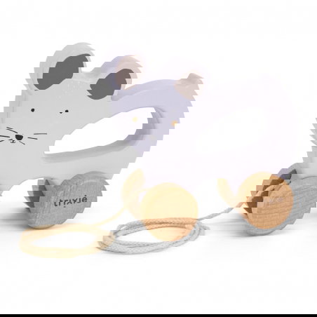 Jouet à tirer en bois | Mrs. Mouse - Trixie