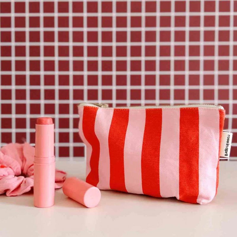 Pochette sofia | Rayures Candy/Rouge