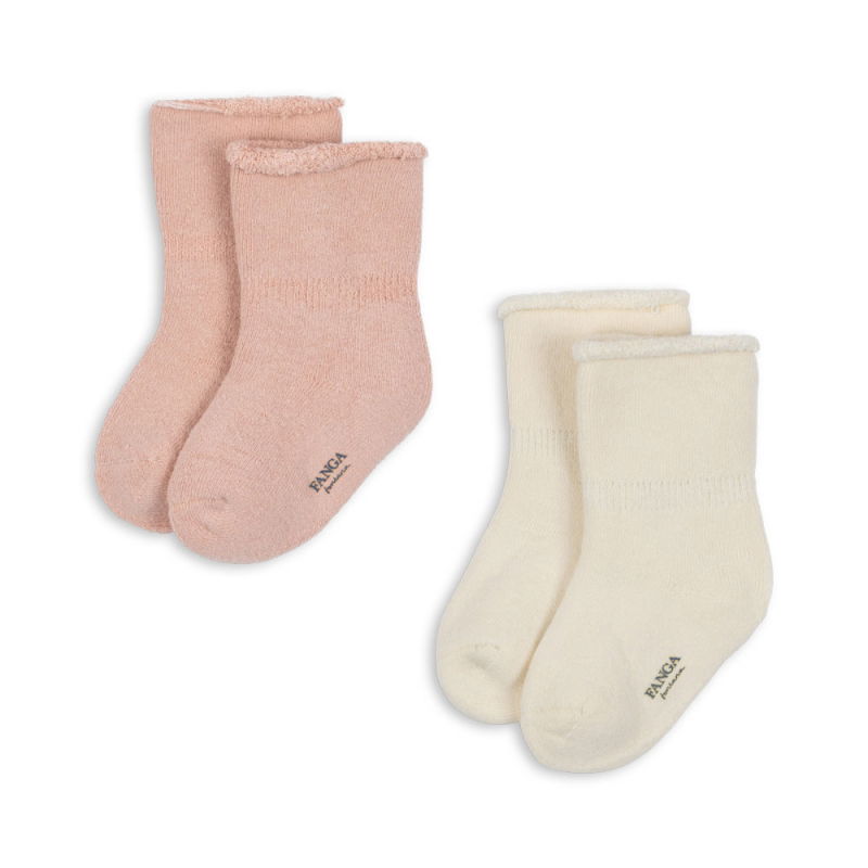2 paires de chaussettes Vicino | Cameo Rose - Konges Slojd