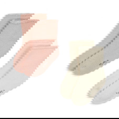 2 paires de chaussettes Vicino | Cameo Rose - Konges Slojd