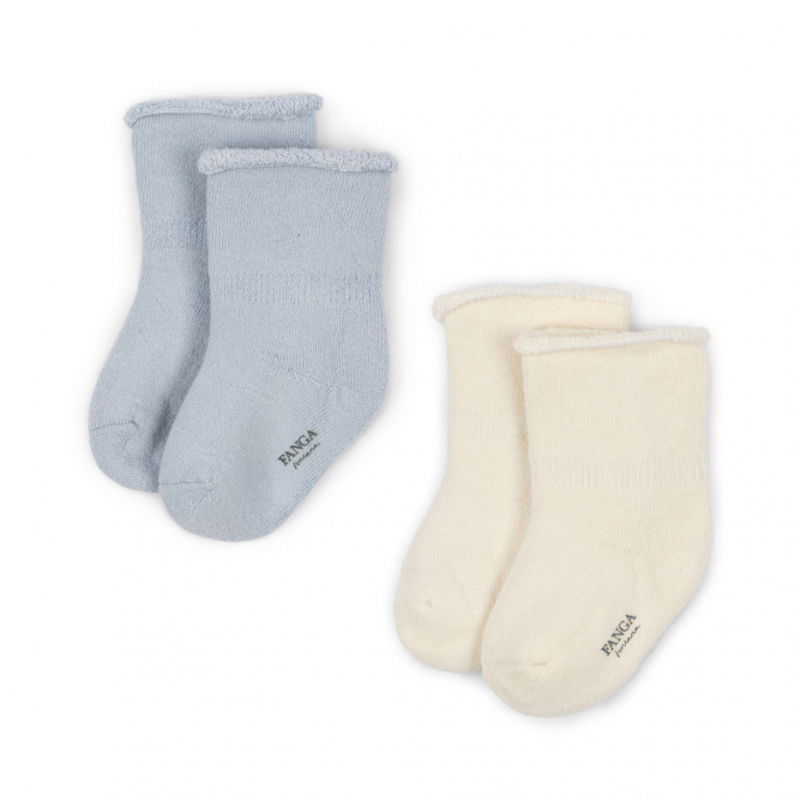 2 paires de chaussettes Vicino | Gray Dawn - Konges Slojd