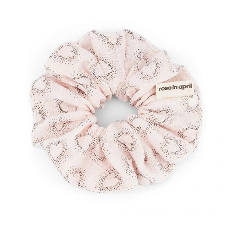 Chouchou | Dotted heart pink