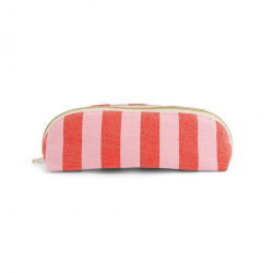 Trousse Gaston | Rayures rouge/candy