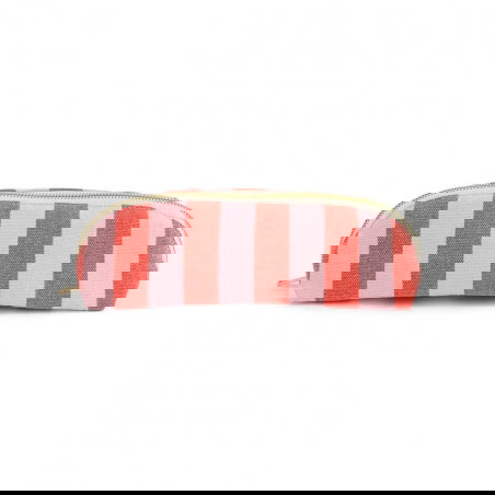 Trousse Gaston | Rayures rouge/candy - Rose in April