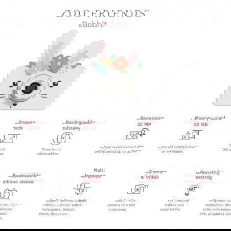 Appareil photo Zoo Friends | Lapin - The Zoofamily