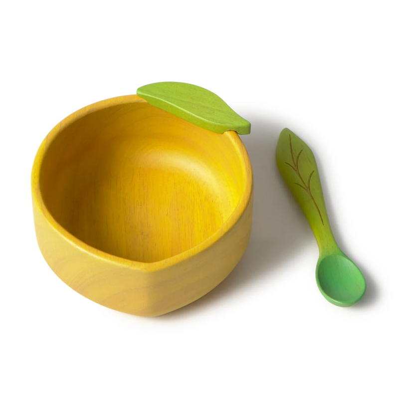 Ensemble bol+cuillère | Citron