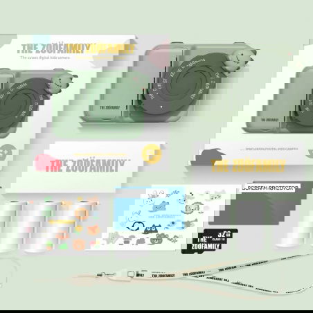 Appareil photo instantané Zoo Print | Dino vert - The Zoofamily