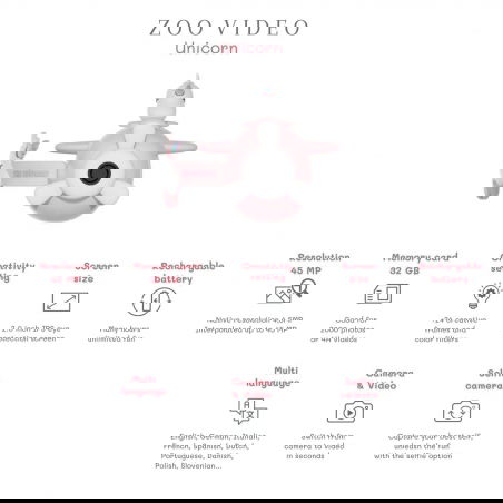 Caméra Zoo Video | Licorne - The Zoofamily