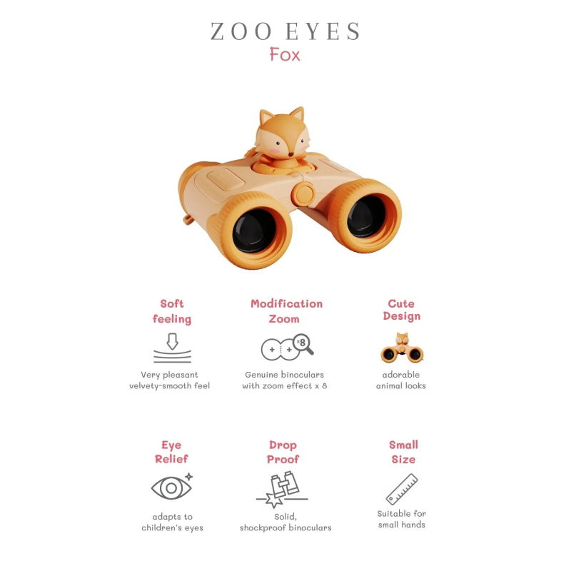 Jumelles Zoo eyes | Renard