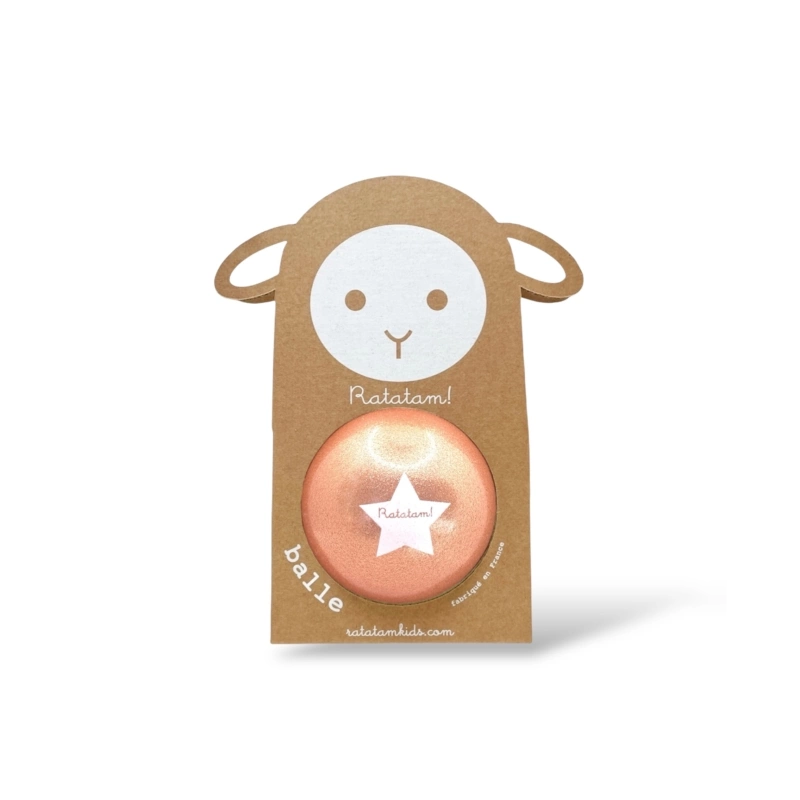 Ballon paillettes 10 cm | Cuivre