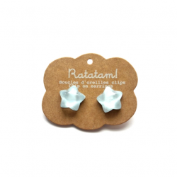 Boucles d'oreilles | Etoile bleu - Ratatam