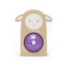 Ballon paillettes 10 cm | Mouton violet