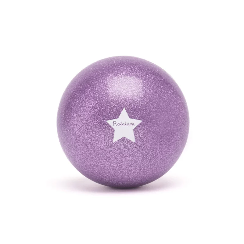 Ballon paillettes 10 cm | Mouton violet