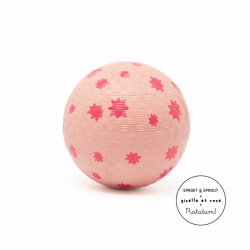 Petit ballon 12 cm | Etoiles roses
