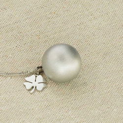 Collier Bola | Trèfle argenté