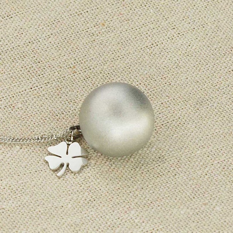 Collier Bola | Trèfle argenté