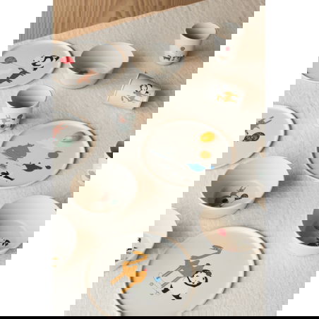 4 assiettes plates Remco | Around the world - Liewood