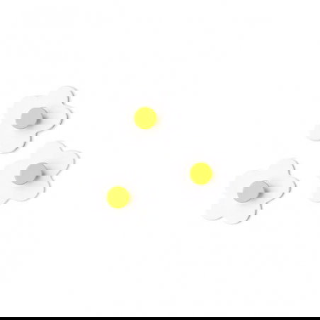 Crochets fleur blanche 3 pièces - Kid's concept