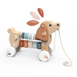 Jouet en bois à tirer | Chiot