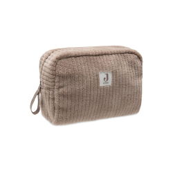 Trousse de toilette Cloudy Rib | Milky Coffee - Jollein