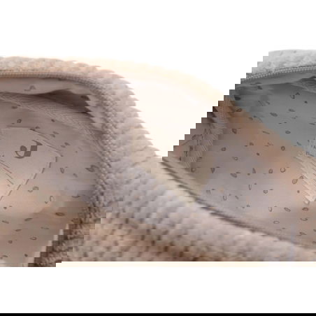 Trousse de toilette Cloudy Rib | Milky Coffee - Jollein