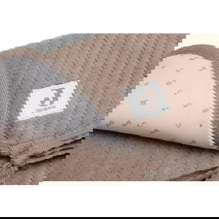 Tapis à langer Cloudy Rib | Milky Coffee - Jollein