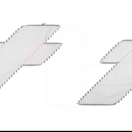 Tapis à langer Cloudy Rib | Milky Coffee - Jollein