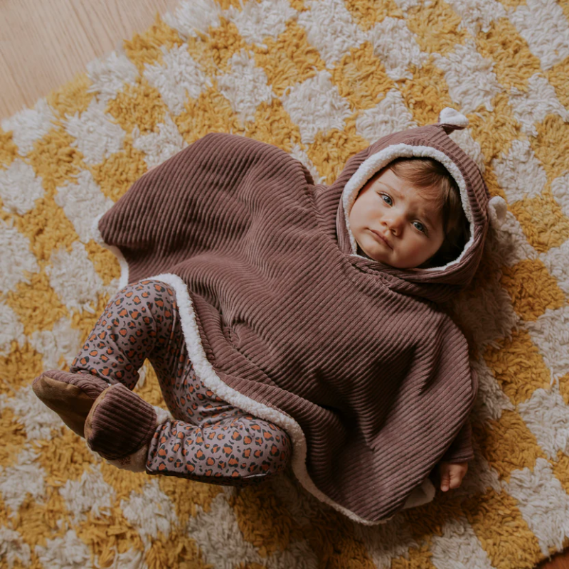 Poncho velours | Parme