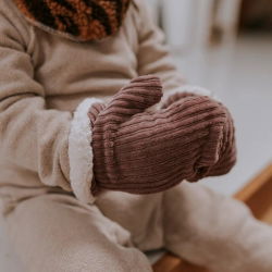 Moufles en velours | Parme