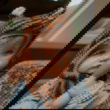 Cagoule oreilles teddy | Leopard