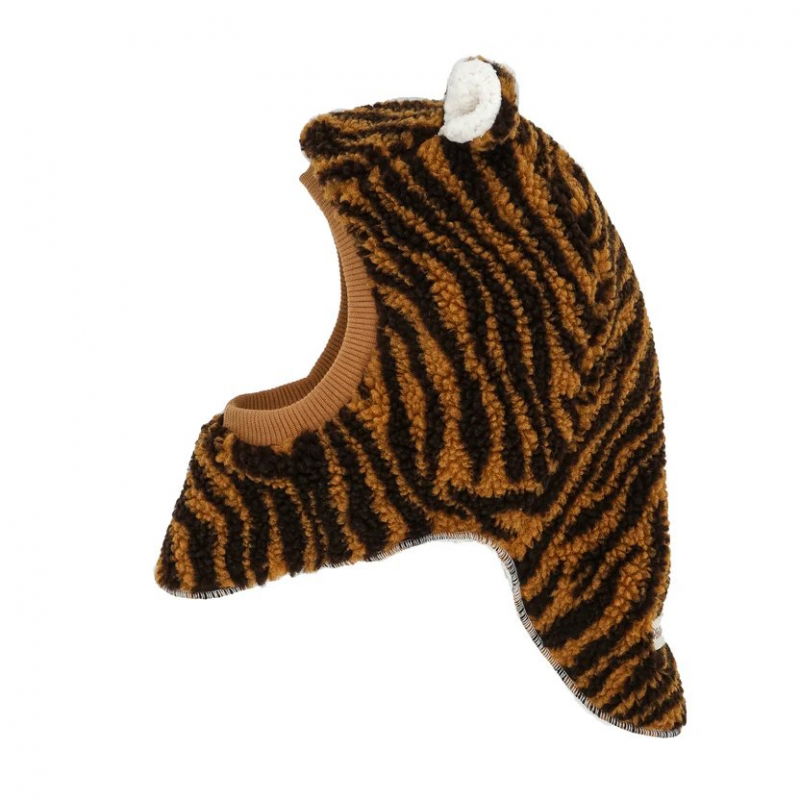 Cagoule oreilles teddy | Leopard
