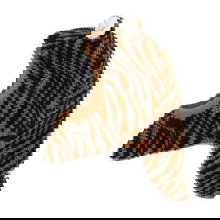 Cagoule oreilles teddy | Leopard