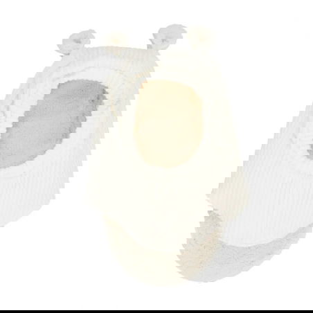 Cagoule oreilles velours | Ecru - Rien que des bêtises