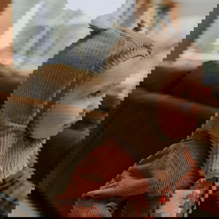 Cagoule oreilles velours | Taupe - Rien que des bêtises