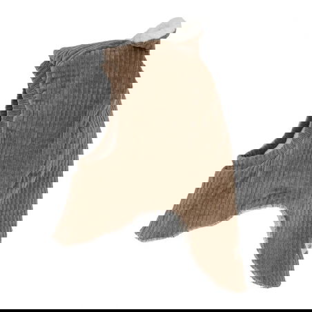 Cagoule oreilles velours | Taupe - Rien que des bêtises