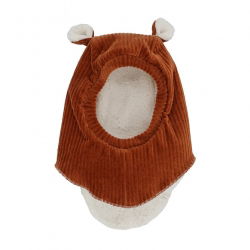 Cagoule oreilles velours | Paprika