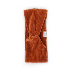 Bandeau en velours | Paprika