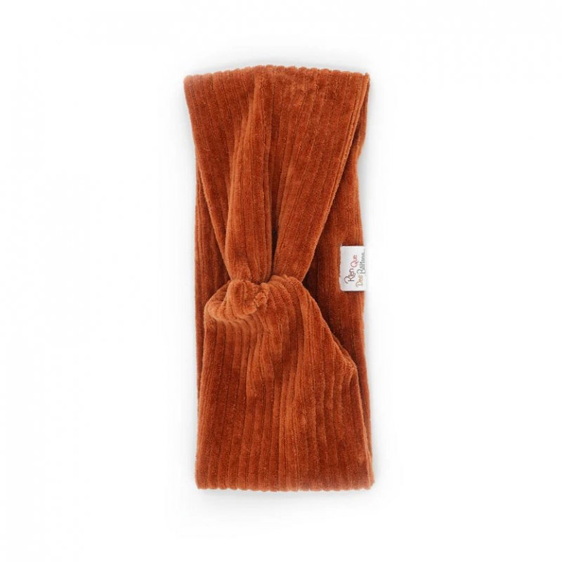 Bandeau en velours | Paprika