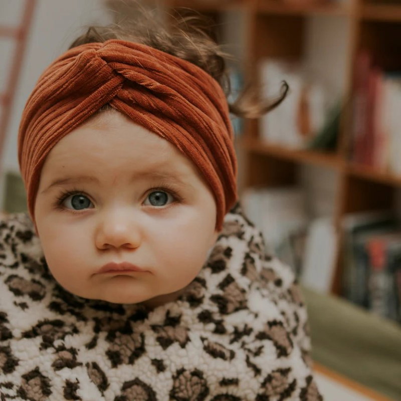 Bandeau en velours | Paprika