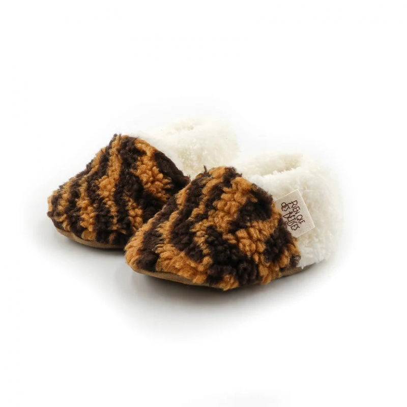 Chaussons teddy | Tigre