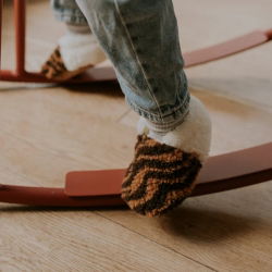 Chaussons teddy | Tigre