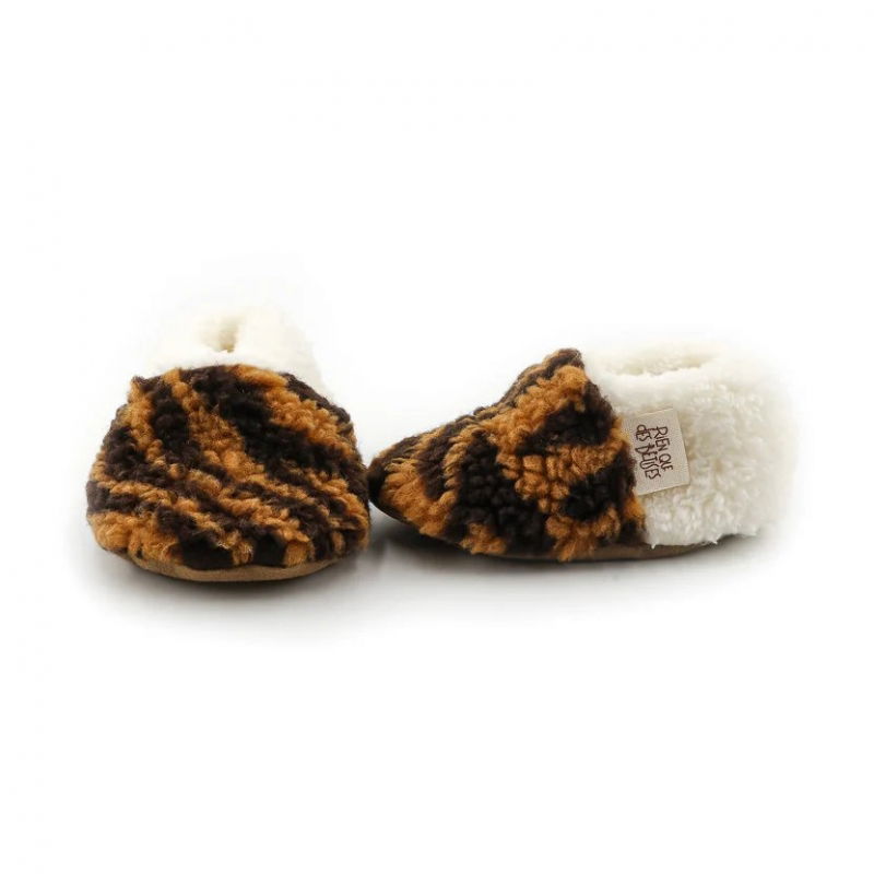 Chaussons teddy | Tigre