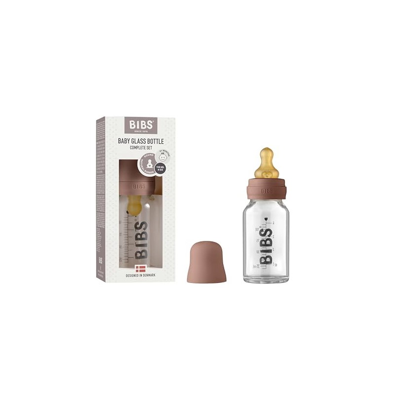 Biberon en verre Bibs 110 ml | Terracotta