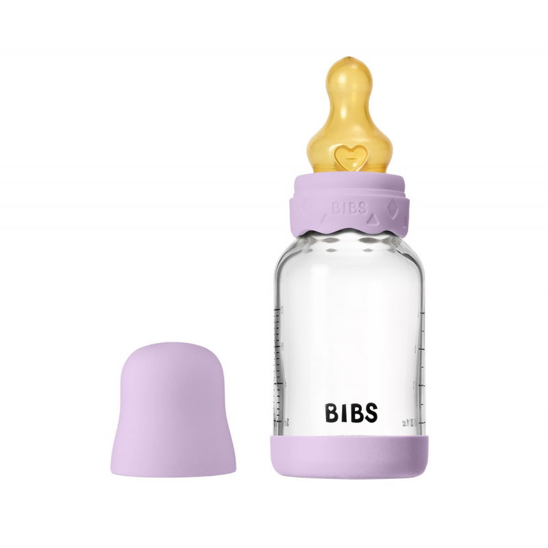 Biberon en verre Bibs 120 ml | Violet